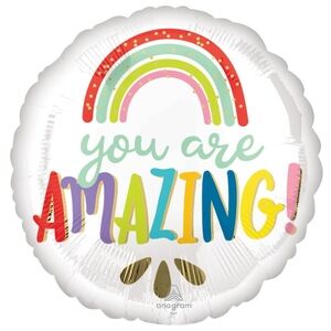 Anagram Standard You are Amazing Rainbow Balloon